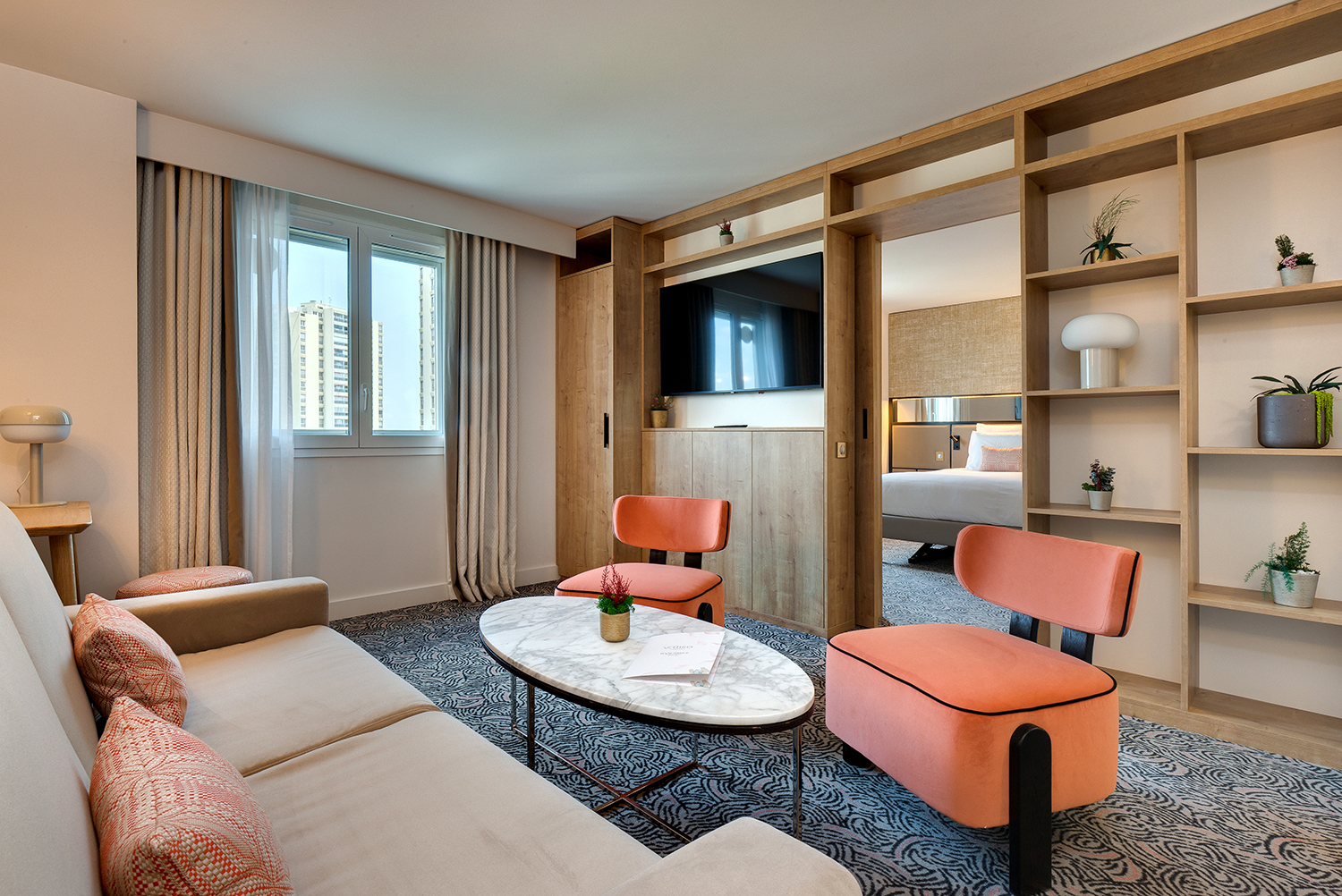 Suite avec lit king size et canapé-lit pullman montpellier centre (2)